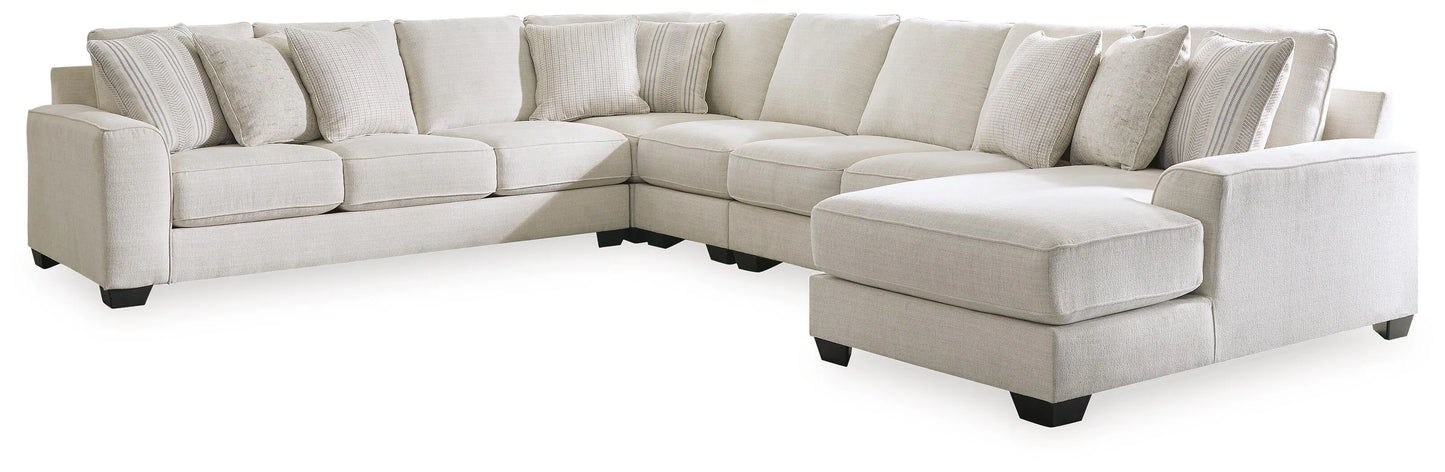 Seccional de 5 piezas Lerenza con chaise lounge