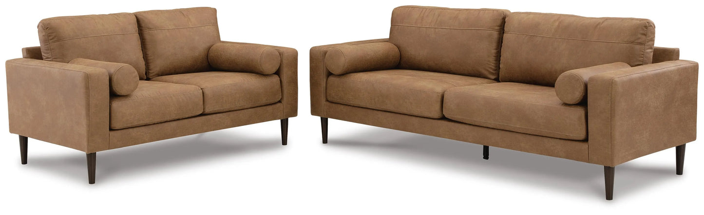 Sofá y sillón de dos plazas Telora