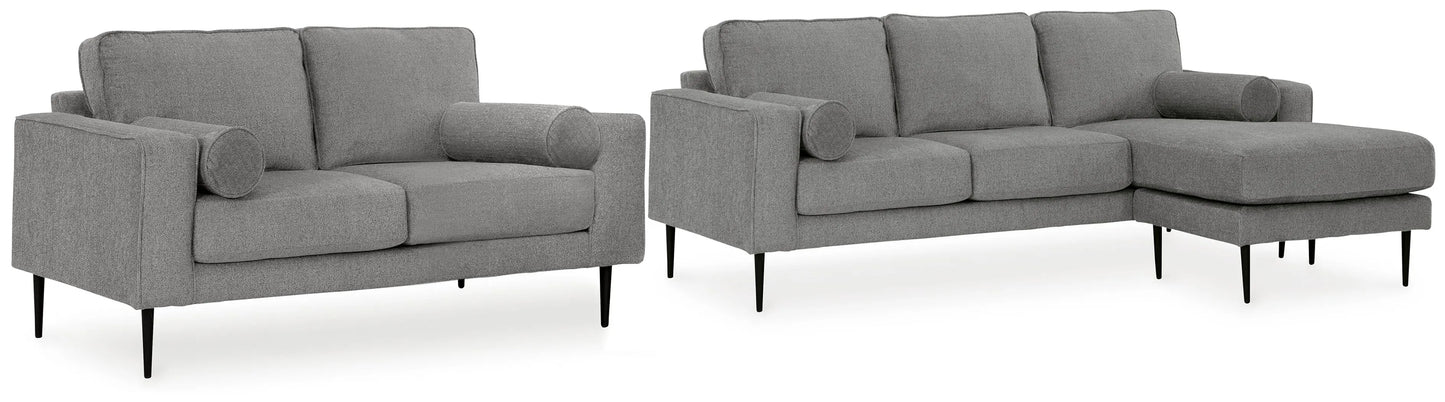 Sofá chaise y loveseat Hazela