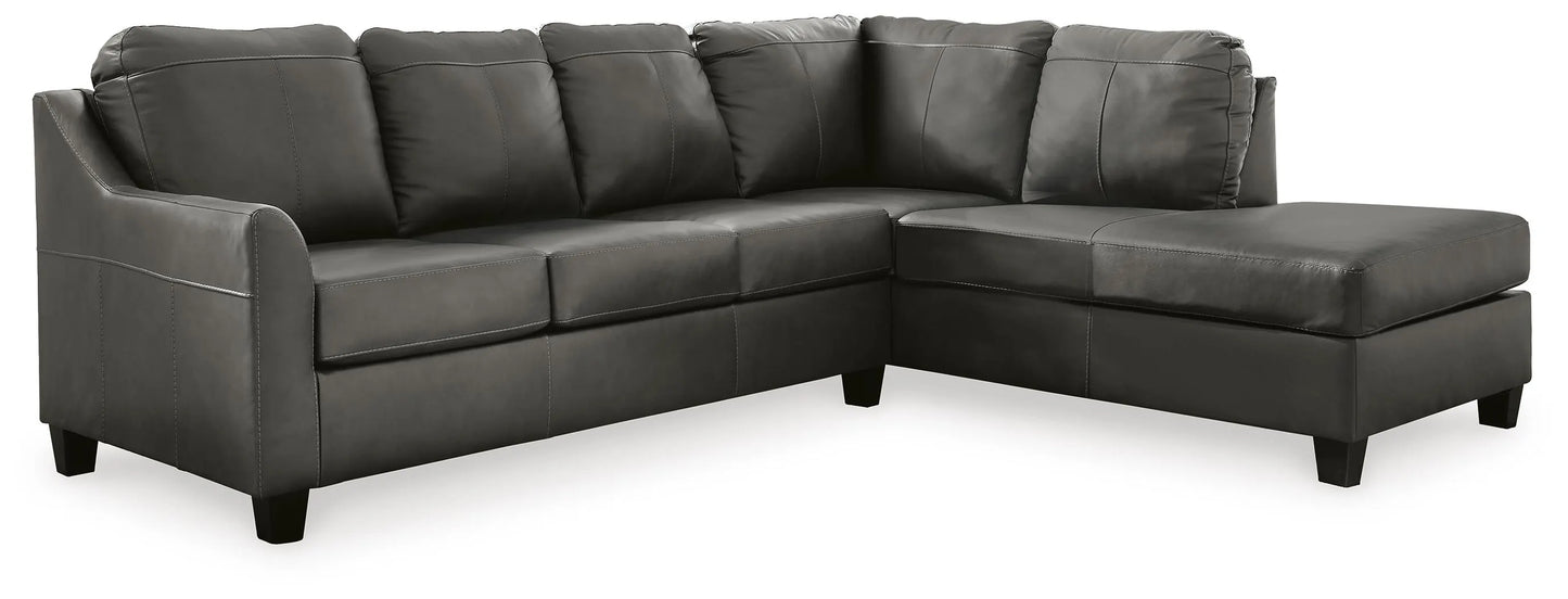 Seccional Valderno de 2 piezas con chaise lounge