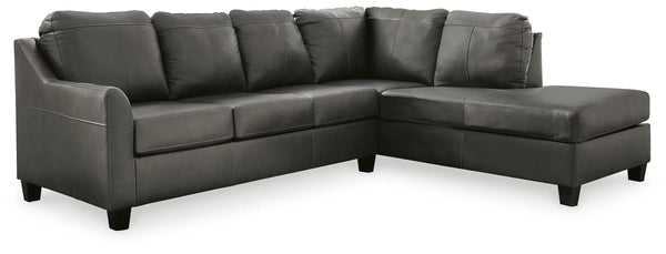 Seccional Valderno de 2 piezas con chaise lounge