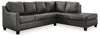 Seccional Valderno de 2 piezas con chaise lounge