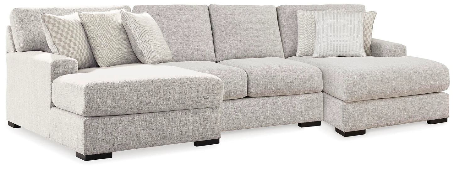 Sofá seccional de 3 piezas Larce con chaise longue