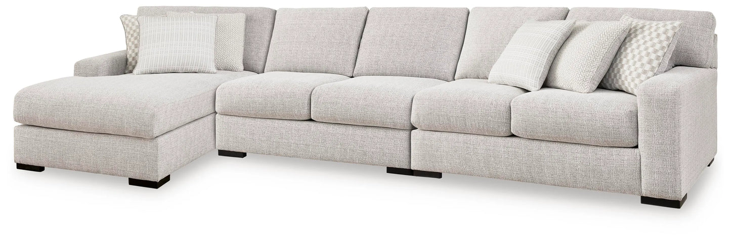 Sofá seccional de 3 piezas Larce con chaise longue