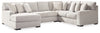 Larce 4-Piece Sectional with Chaise