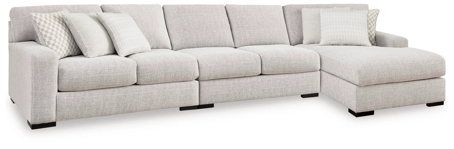Sofá seccional de 3 piezas Larce con chaise longue