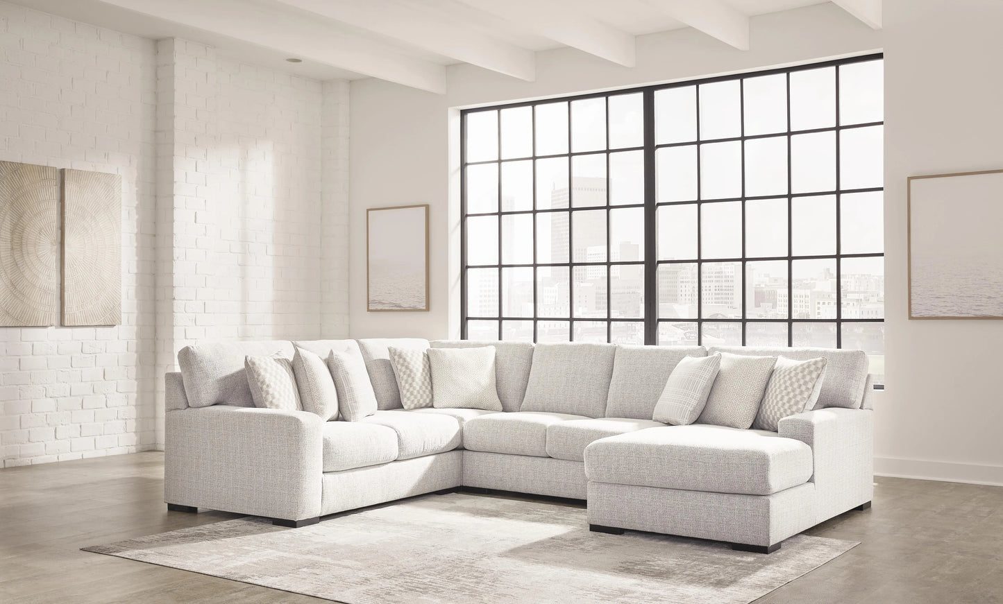 Larce 4-Piece Sectional with Chaise