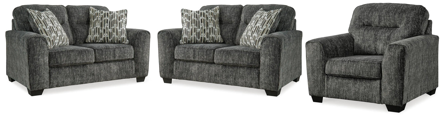 Lonoke 2 sofás biplaza y sillón