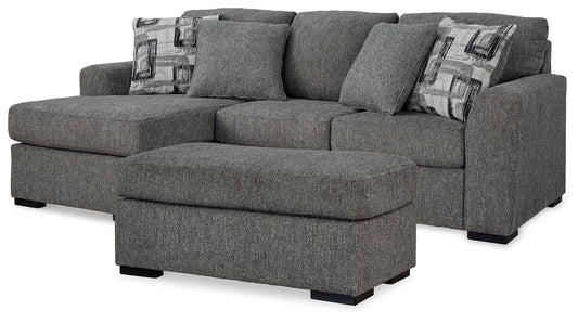 Sofá chaise longue y otomana Gardiner