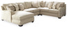 Luxora 4-Piece Sectional with Chaise