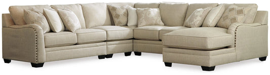 Seccional de 5 piezas Luxora con chaise longue
