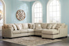 Seccional de 5 piezas Luxora con chaise longue