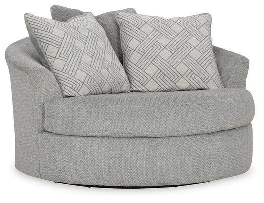 Sillón decorativo giratorio grande Casselbury