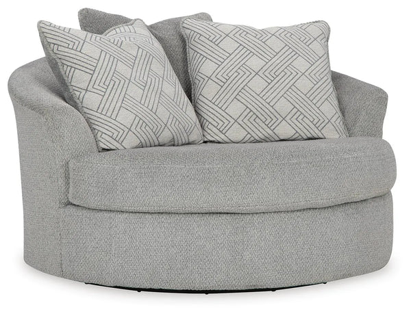 Sillón decorativo giratorio grande Casselbury
