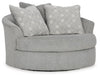 Sillón decorativo giratorio grande Casselbury