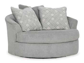 Sillón decorativo giratorio grande Casselbury