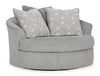 Sillón decorativo giratorio grande Casselbury