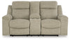 Sofá biplaza reclinable Evereast Pass con consola