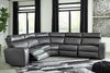Seccional reclinable eléctrico Samperstone de 5 piezas