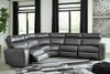 Seccional reclinable eléctrico Samperstone de 5 piezas