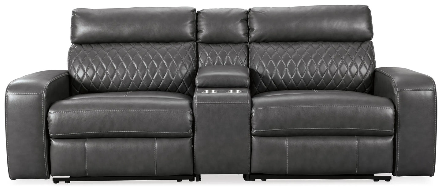 Sofá reclinable eléctrico seccional de 3 piezas Samperstone