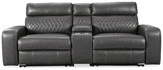 Sofá reclinable eléctrico seccional de 3 piezas Samperstone