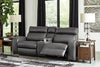 Sofá reclinable eléctrico seccional de 3 piezas Samperstone