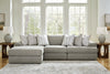 Seccional de 3 piezas Avaliyah con chaise longue
