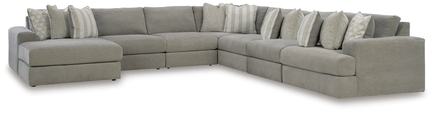 Seccional Avaliyah de 7 piezas con chaise