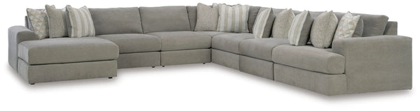 Seccional Avaliyah de 7 piezas con chaise
