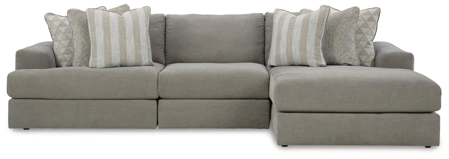 Seccional de 3 piezas Avaliyah con chaise longue
