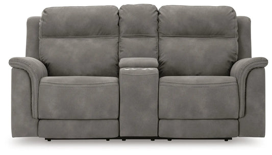 Sofá reclinable biplaza Next-Gen DuraPella con consola