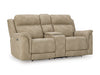 Sofá reclinable biplaza Next-Gen DuraPella con consola