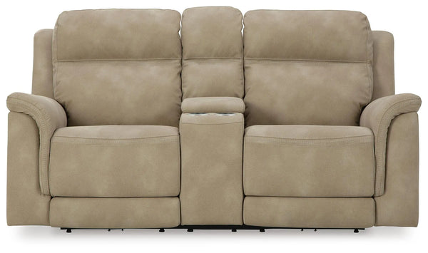 Sofá reclinable biplaza Next-Gen DuraPella con consola