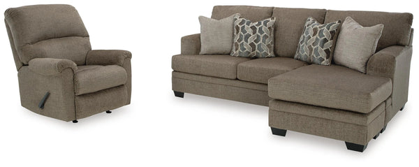 Sofá-chaise y sillón reclinable Stonemeade