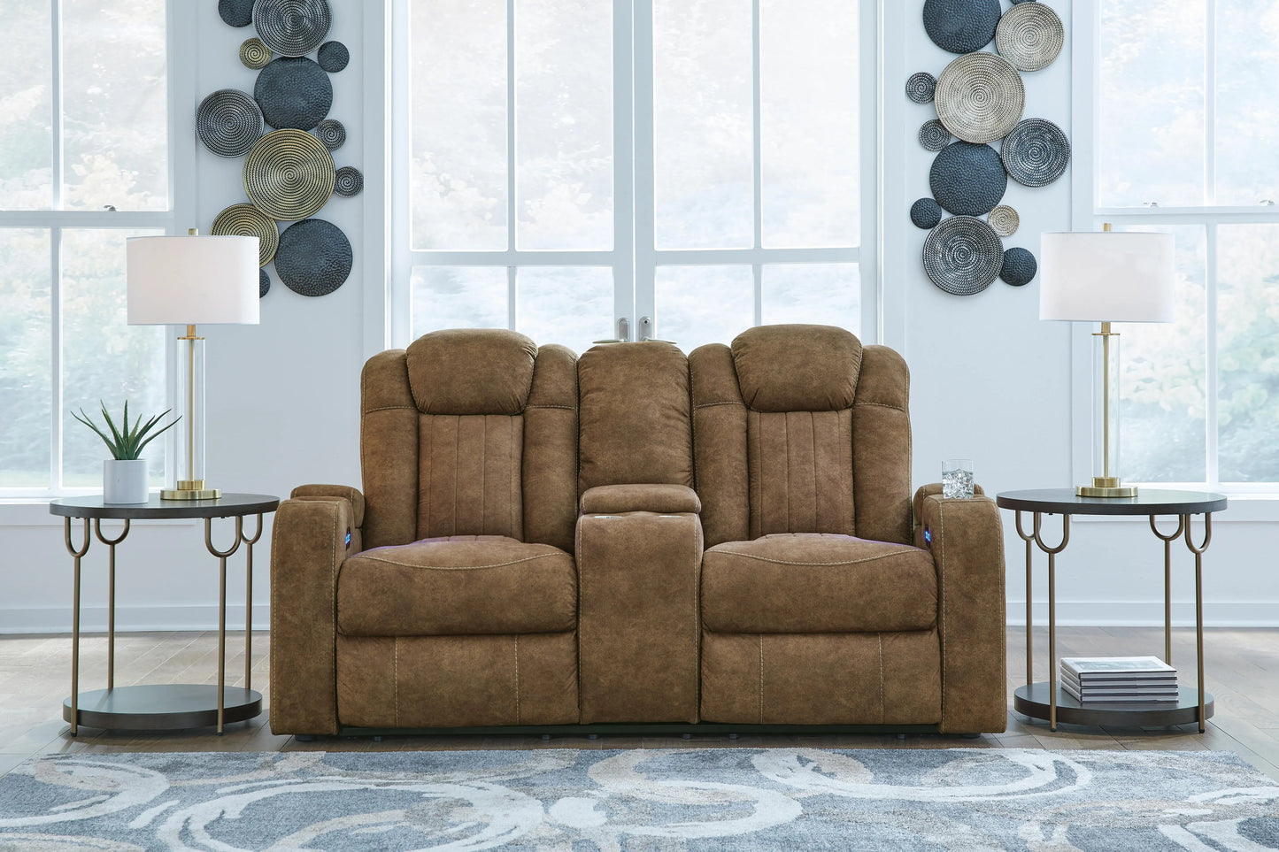 Sofá reclinable biplaza Wolfridge
