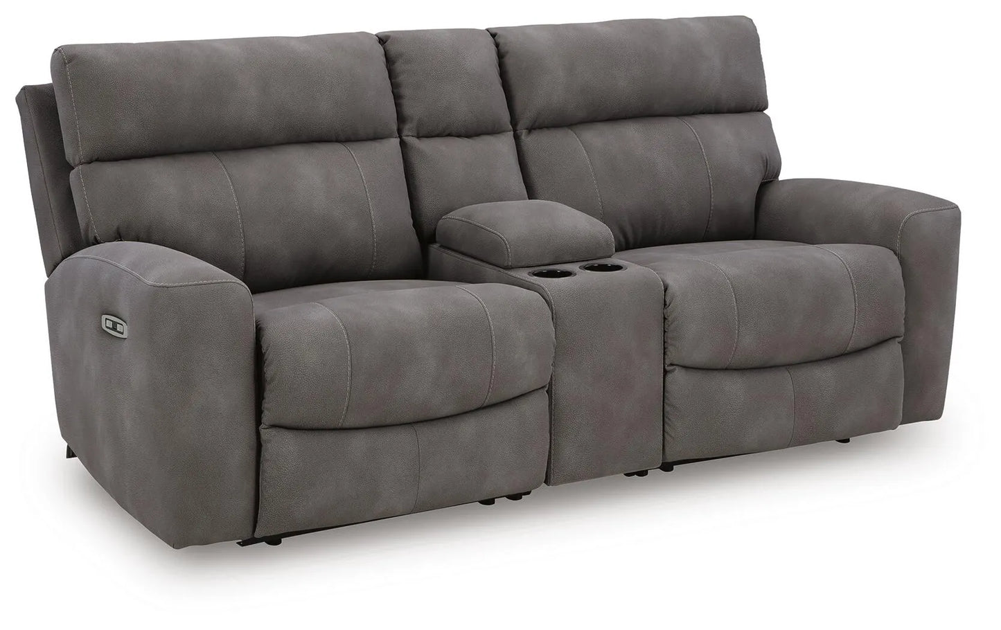 Seccional reclinable eléctrico de 3 piezas Next-Gen DuraPella con consola
