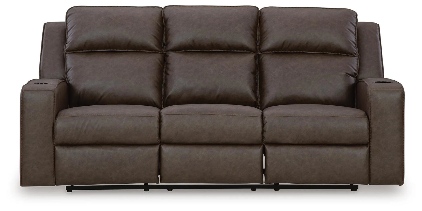 Sofá reclinable Lavenhorne con mesa desplegable