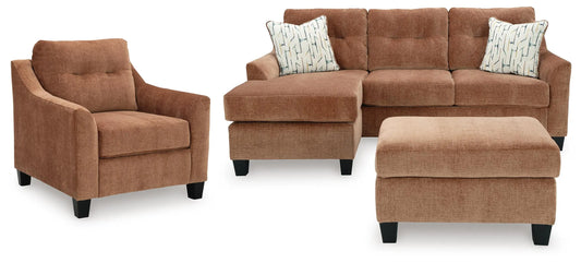 Amity Bay Sofa Chaise, Chair, and Ottoman