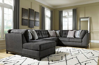 Seccional de 3 piezas Reidshire con chaise longue
