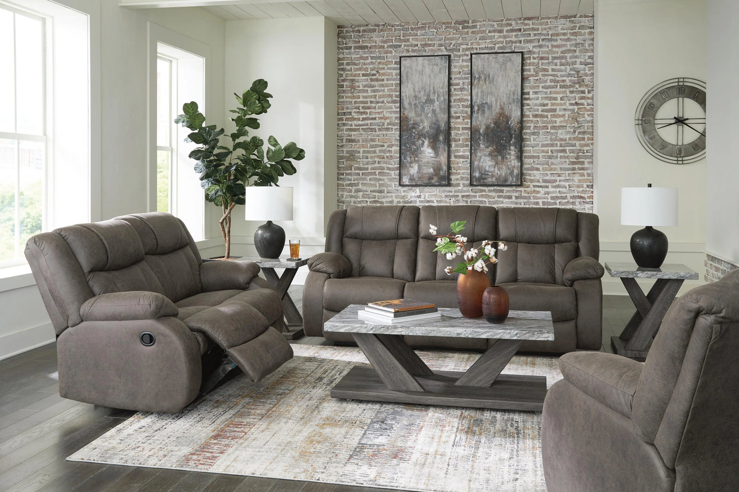 Sofá, Loveseat y Sillón Reclinables First Base