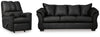 Sofá y sillón reclinable Darcy