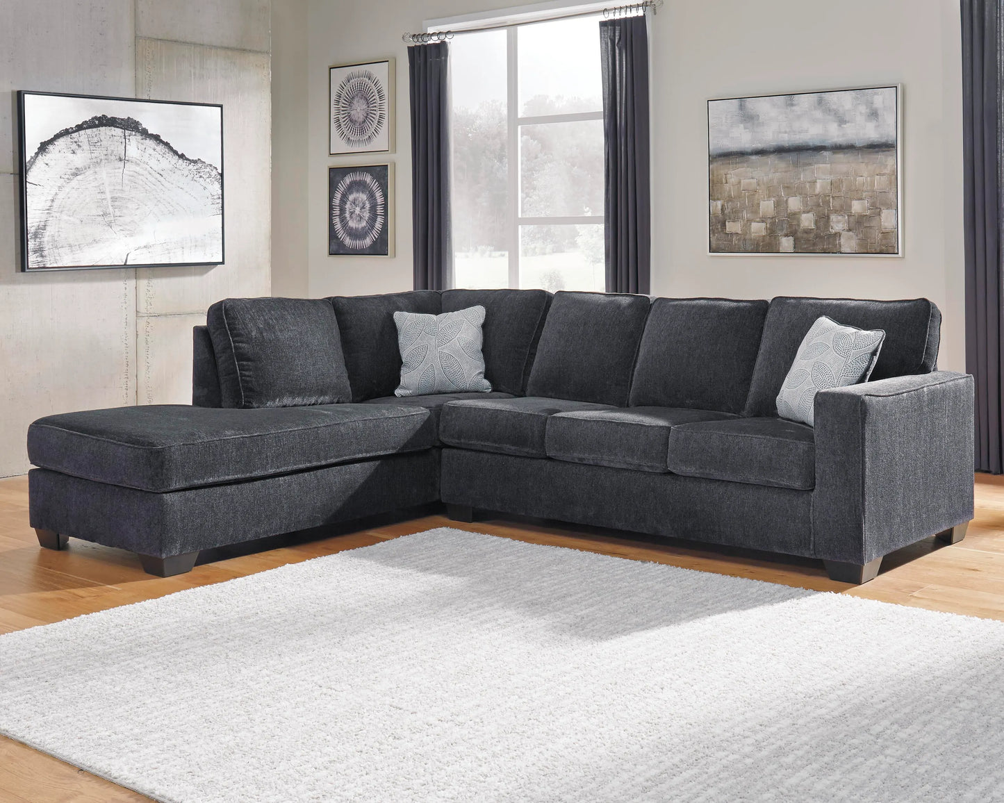 Seccional de 2 piezas Altari con chaise