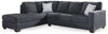 Seccional de 2 piezas Altari con chaise