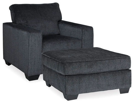 Sillón y otomana Altari