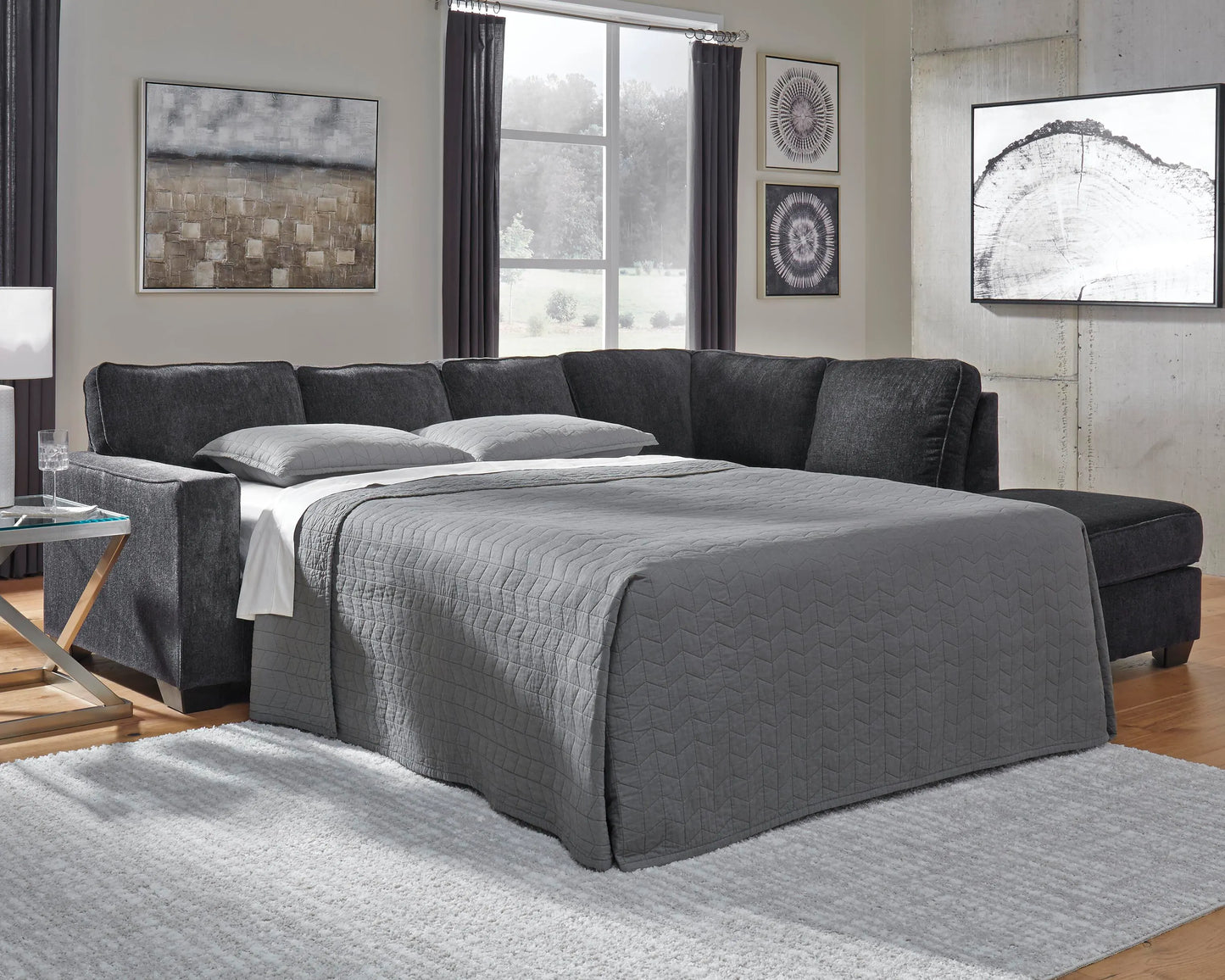 Seccional reclinable de 2 piezas Altari con chaise longue
