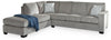 Seccional de 2 piezas Altari con chaise