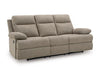 Sofá reclinable Tarrant con mesa desplegable