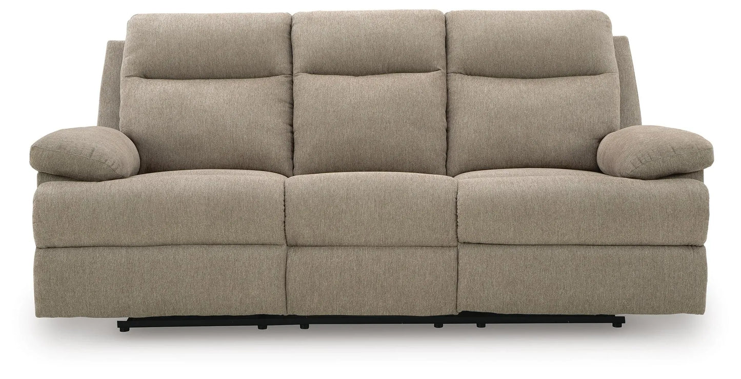 Sofá reclinable Tarrant con mesa desplegable