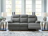 Sofá Reclinable Tarrant con Mesa Plegable
